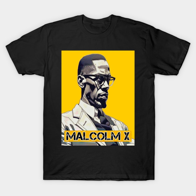 Malcolm Yellow T-Shirt by BlackOzean